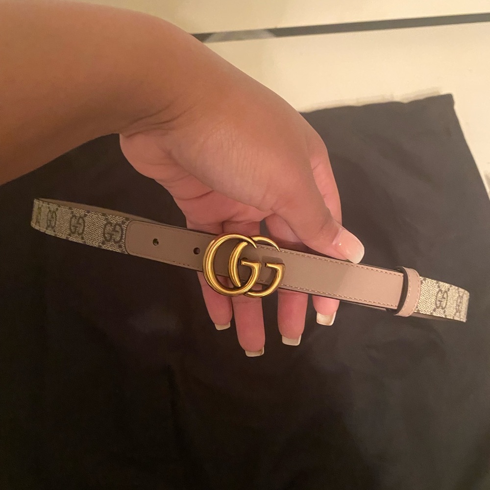 AUTHENTIC Gucci Marmont Thin Belt - Picture 6 of 10